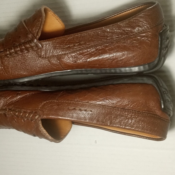 Brilliant Handmade Genuine 0strich Quill Loafers - Picture 13 of 15